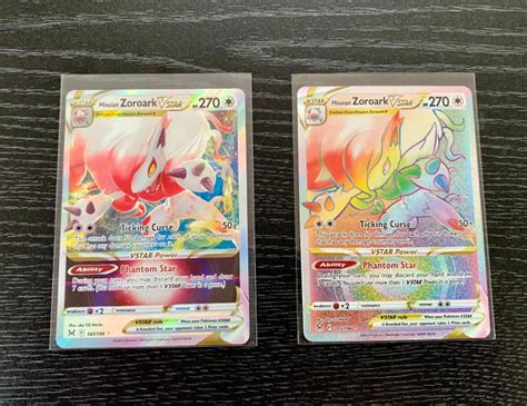Pokemon Hisuian Zoroark Vstar A Vstar Rainbow Aukro