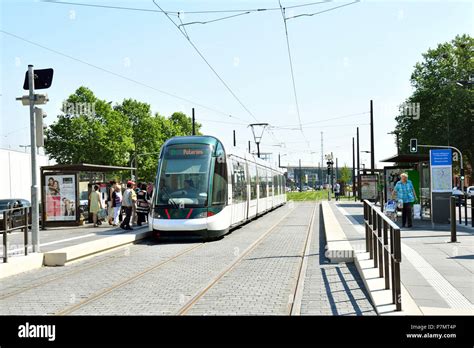 France Bas Rhin Strasbourg Tramway Stop Kehl Banhof Of The Line D