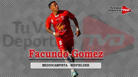 Facundo Gomez Mediocampista Midfielder 2023 YouTube