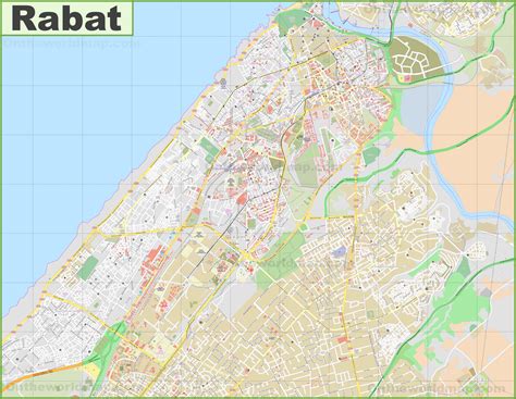 map of rabat