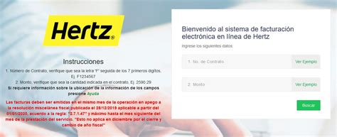 Hertz Facturar Ticket De Compra Online