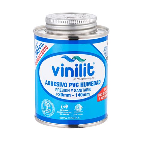 ADHESIVO PARA PVC 240CC SECADO LENTO VINILIT Yukon Piscinas