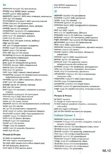 Учебник Spotlight 8. Student’s Book. Word List