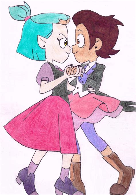 Luz and Amity Dancing (GROM) by SirRavenMacBeth on DeviantArt