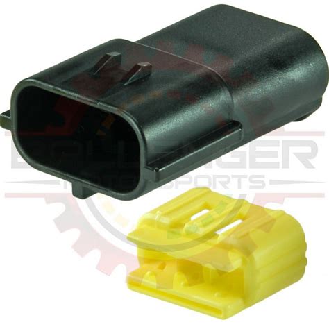 Ballenger Motorsports 3 Way Econoseal J Series Receptacle Black