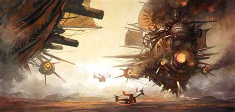 ArtStation - Science fiction steampunk