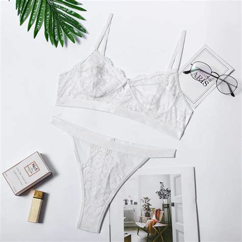 Billionm Piece Lace Bra Set Women Wireless Panty Underwear Set Sexy Lingerie Set