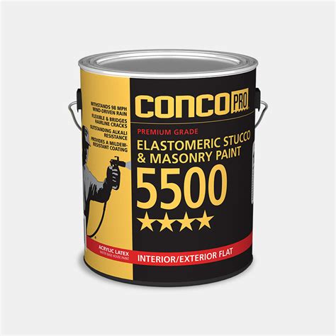 5500 Series Elastomeric Stucco And Masonry Paint Conco® Paints