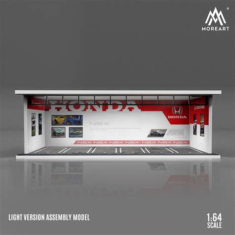 HOT WHEELS HONDA 本田場景1 64地下停車場模型led照明總成展示推薦放置模型風火輪mini GT Do 蝦皮購物