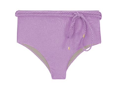 Bikini Pezzo Sotto Bottom Shimmer Harmonia Belted High Waist