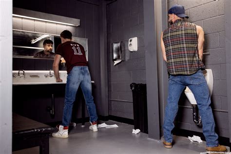 Wild And Dirty Gay Anal In A Public Restroom Sean Maygers And Drew Dixon At Fapnado