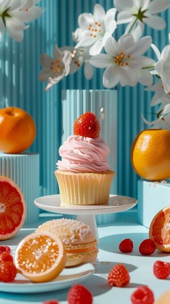 Unicorn Hot Choolate And Cookies For Party Premium Ai Generated Image