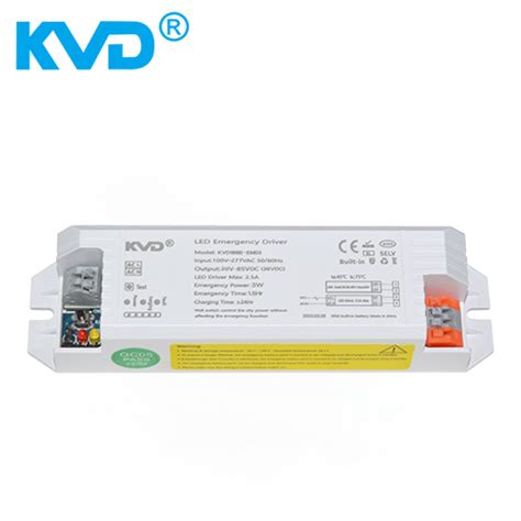 Kvd188b Em03 Led Emergency Driver Battery Installation Scheme Output