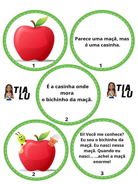 Historia O Bichinho Da Maçã Pdf - Atividades sobre o Bichinho da Maçã | PDF