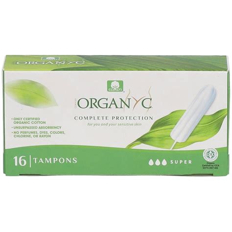 ORGANYC Tampons Super Sans Applicateur 16 Pc S Redcare Pharmacie