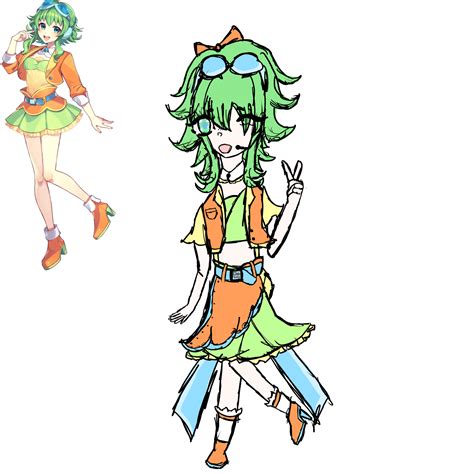 rough sketch      gumi synthv redesign   didnt