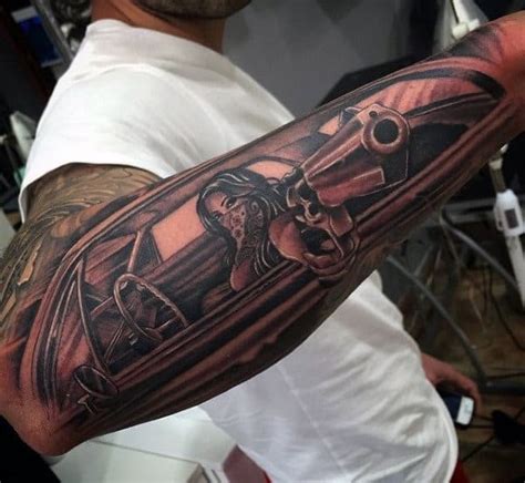 70 Car Tattoos For Men Cool Automotive Design Ideas