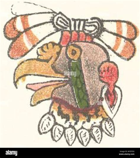 The Aztec Day Sign Cozcacuauhtli Vulture Th Century Unknown