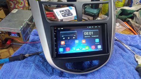 Магнитола Podofo F9212B — Hyundai Solaris, 1,6 л, 2011 года | автозвук ...