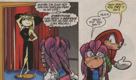 RH's Sonic Blog of Comic-ness - Julie-Su meets a Knuckles look-a-like ...