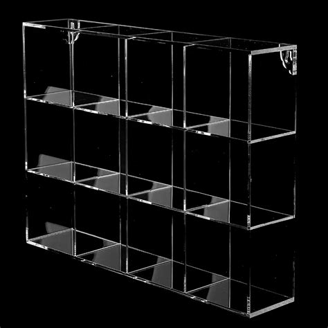 Freestanding Display Cabinet Wall Mounted Clear Acrylic Compartment