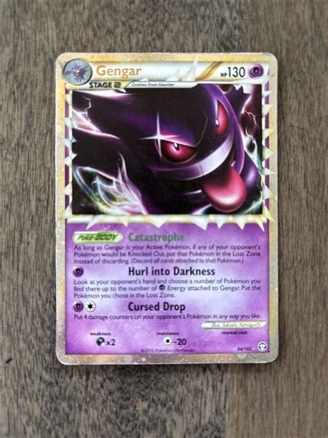 Gengar Prime 94102 Ultra Rare Holo 2010 Hgss Triumphant Pokemon Card ️ Nm Ebay