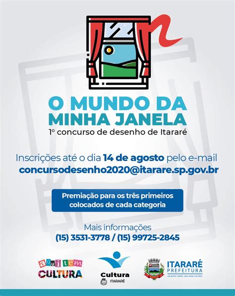 Prefeitura de Itararé SP abre inscrições para 1º concurso de desenho