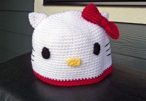 tuto bonnet crochet hello kitty (7)