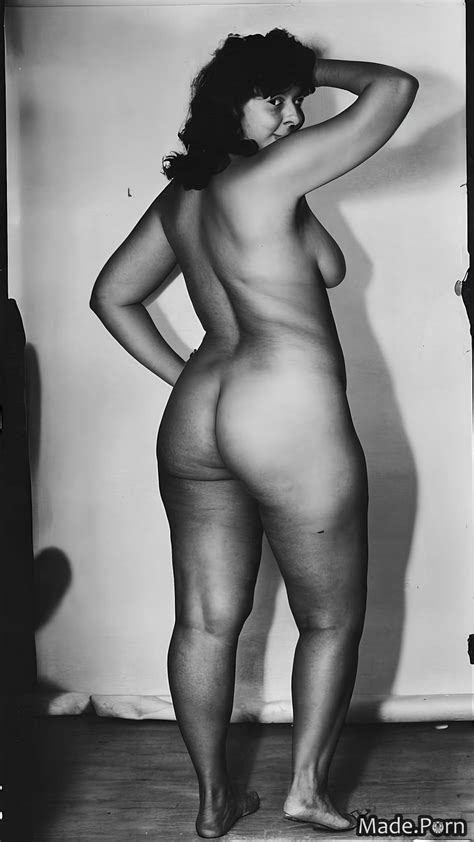 Porn Image Of Bottomless Looking At Viewer Photo Studio Barefoot Perfect Body Hairy Thick Thighs