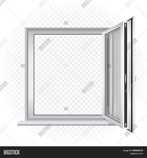 White Opened Window Vector And Photo Free Trial Bigstock