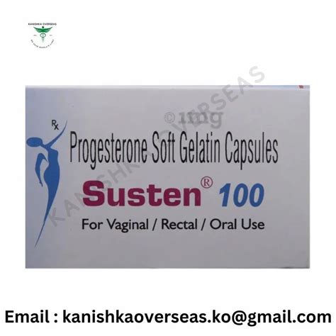 Susten 100 Mg, Packaging Type: Box, Packaging Size: 10x10 Capsules at ...