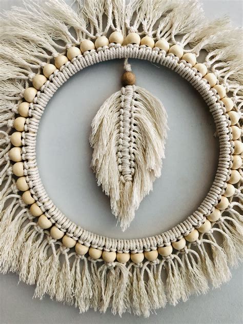 Feather Dreamcatcher Macrame Patterns Macrame Design Macrame Diy