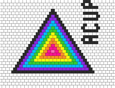 Rainbow Bikini Bead Pattern Peyote Bead Patterns Simple Bead Patterns