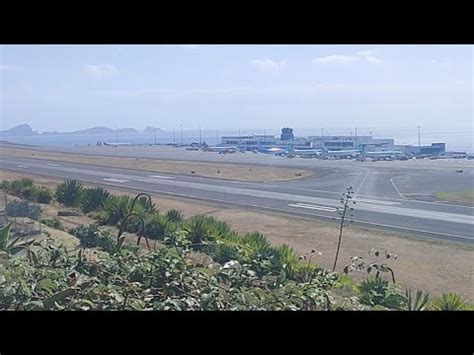 Madeira Airport Crosswind Landing YouTube