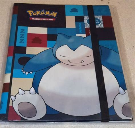 Ultra Pro Pokemon Snorlax Binder 20 9 Pocket Pages Holds 360 Cards For