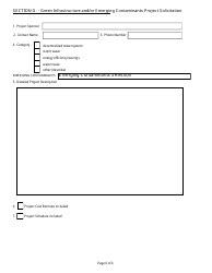 West Virginia Project Priority List Application Clean Water