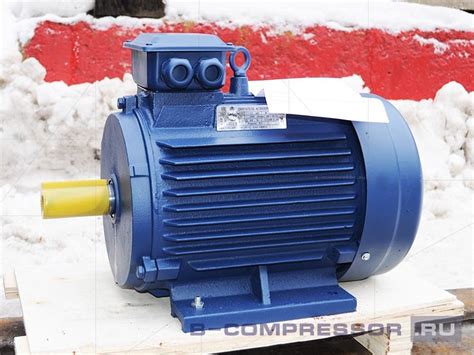 Электродвигатель АИР 132 M2 для бежецких компрессоров С416М, К-31, К-6 ...