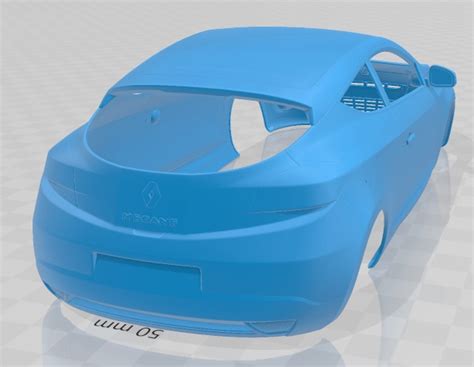 Renault Megane Coupe 2010 3D Model STL 3D Printable Shop