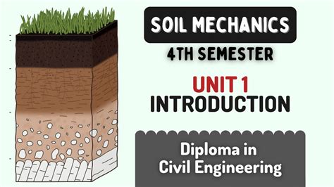 Soil Mechanics Introduction Unit 1 Diploma In Civil Engineering