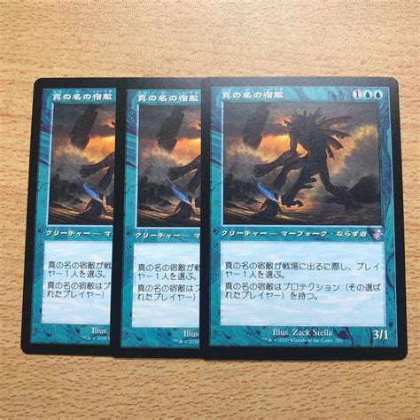 38％割引グレイ系【予約】 Mtg Tsr 真の名の宿敵 旧枠 Foil 日本語 マジック：ザ・ギャザリング トレーディングカードグレイ系