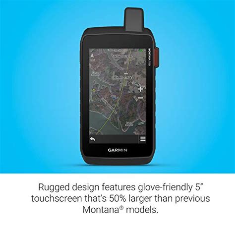 Garmin Montana 750i Rugged GPS Handheld With Built In InReach