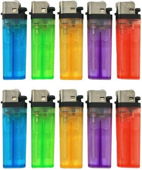 Зажигалка кремниевая одноразовая прозрачная FOX. Кол-во: 10 шт. купить ...