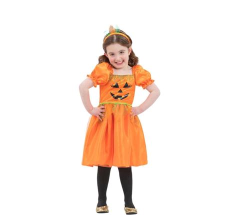 Costume Da Zucca Per Bambina E Bambino