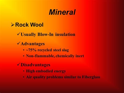 The Environmental Impact of Different Insulation Materials - ppt video ...
