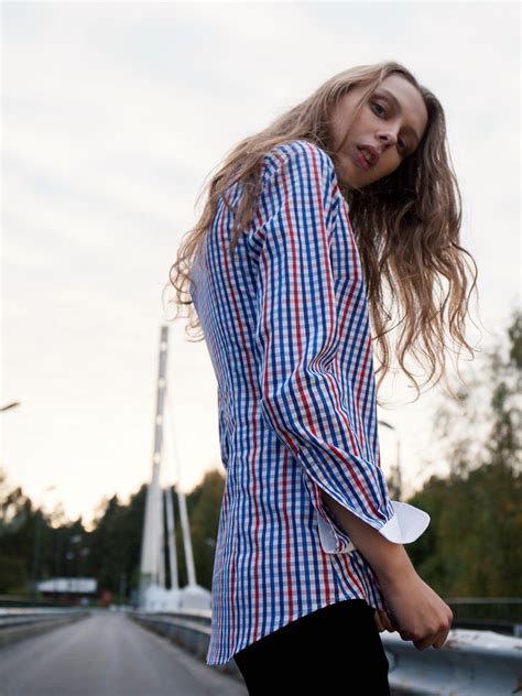 Хлопковая рубашка в клетку • MarchCollection