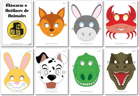 Mascara De Animais Para Imprimir E Recortar - MOLDES PARA MASCARAS DE ANIMALES PARA IMPRIMIR - Imagui