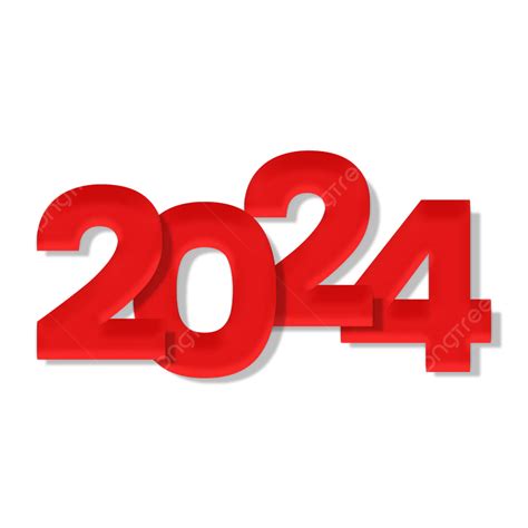 Happy New Year 2024 3d New Year Happy New Year24 3d Text Png