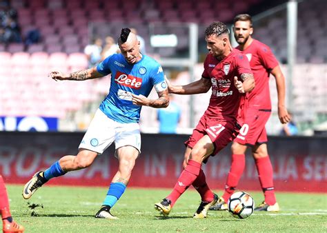 cagliari napoli probabili formazioni diretta tv