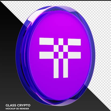 Ilustra O D Da Moeda Criptogr Fica Threshold T Glass Psd Premium