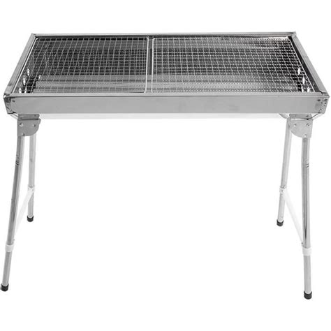 Barbecue Grill Ext Rieur Grande Taille Pliable En Acier Inoxydable